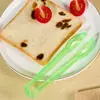 Sujetador de Toalla con Pinza Multifuncional Antideslizante para Uso Doméstico, de Cocina, Comercial en Puestos, Platos Fríos, Ensalada de Frutas, Sushi, Pan, Plástico