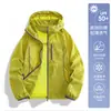 Chaqueta de Montaña con Protección Solar para Mujer Modelo Nuevo 2026 UPF50+ para Mujeres Menudas, Ropa Solar con Protección UV, Abrigo Ligero de Seda de Hielo