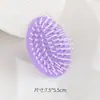 Peine de Cerdas de Goma Elástica Multiespecificación Lindo Peine de Cojín de Aire Macarrón Peine Ovalado de Masaje para Peinar el Cabello Venta Directa del Fabricante de Goma
