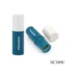 Material de empaque cosmético 6ml 10g tubo vacío tipo fideo moldeado por inyección redondo tubo aplicador giratorio para corrector tubo aplicador para iluminador