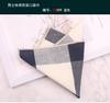 Pañuelo de Bolsillo para Hombre con Patrón de Algodón de Cáñamo Estilo Coreano Cuadrado de Bolsillo Distintivo Accesorios para Traje Otoño e Invierno Cuadrado Pequeño Cuadrado