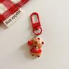 Adorable llavero con colgante de capibara, accesorio para mochila escolar, regalo creativo para estudiantes y novias.