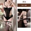 Lencería Sexy Transparente Ropa de Dormir Body Ajustado para Mujer Deseo Puro Pasión de Cama Conjunto de Uniforme Sin Quitar