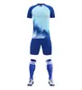 Traje de Ropa de Fútbol Verano Nuevo Manga Corta Pantalones Cortos Camiseta de Competición Adultos Niños y Niñas Ropa de Entrenamiento de Equipo 2303