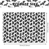 Papel de Seda Halloween Blanco y Negro 17g Papel de Regalo Dulces a Prueba de Humedad Papel de Envoltura Decoración Fantasma Papel de Seda