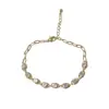 Pulseira oval de luxo leve, fashion, versátil, super brilhante, cravejada com diamantes, para mulheres, design exclusivo de nicho, joias super brilhantes para atacado