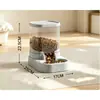 Comedouro para animais de estimação, bebedouro automático, tigela de ração para gatos, tigela de alimentação integrada para cães de grande capacidade, atacado transfronteiriço