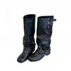 Botas altas negras de diseño estilo coreano 2026 nuevo modelo con plataforma de suela gruesa para aumentar altura estilo caballero botas apiladas para mujer