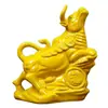 Vaca de Cerâmica Vaso Sanitário Vaso Sanitário Absorvente de Água Decorações para Casa Wangcai Tang Sancai Vaca Amarela Búfalo Ornamentos da Sorte
