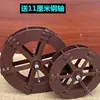 Roda de moinho de água corrente roda d'água acessórios para rochas roda d'água de plástico rotor paisagismo roda d'água aquário bomba de água ornamento de roda d'água