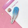 Adorno de brote suave Harajuku japonés Bosque casa pequeña con gota de agua pinza BB caramelo gelatina macarrón clip de borde gota de agua pelo roto