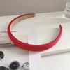 Diadema Coreana Dongdaemun Color Crema Linda Multicolor Color Caramelo con Cabeza de Esponja, Elegante y Versátil para Salir, Diadema para Flequillo