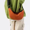 Nova Bolsa Transversal para Homens, Marca de Moda Coreana Bolsa de Ombro Meia-Lua Bolinho para Mulheres, Mochila Versátil Estilo Japonês de Grande Capacidade para o Dia a Dia