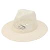 Sombrero de Pescador de Playa para Viajes de Verano Protección Solar Sombrero para el Sol Sombrero de Paja para Hombre Sombrero de Lino Hueco para Exteriores Sombrero para el Sol