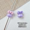 Color Macarrón Campana Lazo Pintura Aleación Hecho a Mano DIY Cadena para Teléfono Móvil de Cuentas Collar Pasador Accesorios