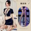 Lencería Sexy de Nuevo Estilo para Mujer, Vestido Bodycon Sexy Realista, Uniforme de Azafata de Discoteca, Atuendo Seductor de Secretaria Ol
