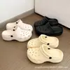 Zapatos con Agujeros tipo Nube 2026 Modelo Nuevo Espuma de Baja Densidad Marca Alternativa Verano Exterior Antideslizantes Transpirables Venta al por Mayor Transfronteriza