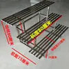 Estante de acero inoxidable para flores de balcón, de hierro, escalonado, de pie, multicapa, carnoso, para sala de estar, almacenamiento, estante decorativo para macetas de exterior