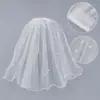 Véu com Laço de Fita Doce Estilo Francês para Noivas, Acessório de Cabeça Versátil para Festas de Aniversário, Acessórios de Cabelo que Complementam e Melhoram a Atmosfera