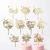 Decoraciones acrílicas para pasteles de boda estilo ins transfronterizo para mesas de postres de compromiso, boda, matrimonio y propuesta con toppers acrílicos