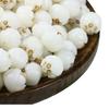 Pulsera de cuentas de flor de loto tallada con raíz de Bodhi blanca, cuentas de Buda, accesorios para pulseras, accesorios para manualidades de bricolaje, accesorios para tallado, accesorios para juegos culturales
