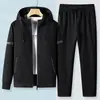Directamente del fabricante, sudadera con capucha para hombre más vendida, traje deportivo de moda casual, traje casual para mediana edad y ancianos con pantalones jogger