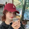 Gorra de Borde Curvo Nueva Transfronteriza, Gorra de Béisbol de Estilo Trendy de Internet, Gorra de Pico Suave Retro para Adelgazar la Cara de Pareja, Versátil