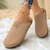 Zuecos Birkenstock para mujer, parejas, pantuflas de corcho suave, deseo, transfronterizo, talla grande, sandalias romanas, medios zuecos casuales, zapatos perezosos, modernos