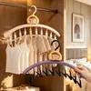 Secador multi-clip con forma de hombre de pan para uso doméstico, adecuado para secar calcetines y ropa interior de bebé, estante multifuncional de almacenamiento y secado