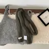 Bufanda Pequeña de Punto Peludo Estilo Coreano Rayas Finas y Estrechas Y2K Chica Dulce Diseño de Nicho Primavera y Otoño Bufanda de Moda