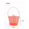 Cesta de Plástico para Recoger Bayas Cesta de Frutas Frescas Fresa Cereza Fabricante de Venta Directa Cesta Cesta de Mano Mora Cesta Resistente Duradera