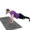 Esterilla Impresa Transfronteriza para Flexiones, Ayuda para Sentadillas para Principiantes, Resistente a la Suciedad, Antideslizante, Esterilla para Sentadillas Aislante de Sonido