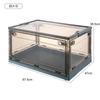 Caixa de Armazenamento de Roupas de Cinco Portas Caixa de Armazenamento de Roupas e Brinquedos Doméstica Guarda-Roupa Dobrável Transparente Caixa de Armazenamento de Plástico