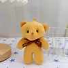 Oso de peluche, juguete de oso unido, muñeca de oso, juguete pequeño, regalo de fábrica, venta al por mayor directa, llavero colgante