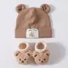 Bebés y Niños Pequeños de 0 a 12 Meses, Lindos Sombreros para Bebés para Niños y Niñas en Primavera y Otoño, Sombreros Rojos para Recién Nacidos de Mes Completo con Protección para la Fontanela, Festivos