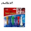 Huaba Dia dos Mortos de Halloween Tinta Facial Festival dos Fantasmas Caneta para Pintura Facial Maquiagem de Palhaço Pintura Facial Infantil Caneta de Caveira