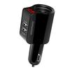 Cargador de coche con carga rápida y doble USB para encendedor de cigarrillos, cargador de coche para tres teléfonos móviles
