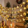 Fio de luz pentagrama estrela floco de neve LED galvanizado Amazon transfronteiriço decoração de atmosfera bola de céu de Natal luz piscante luz colorida