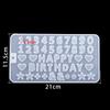 Molde digital de silicona con 26 letras del alfabeto inglés para hacer tú mismo, accesorios para tartas, chocolate, repostería, molde de silicona para tartas y dulces.