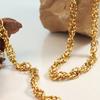 Tendencia de moda entrelazado Europeo y Americano exagerado hip-hop chicas sexys cadena gruesa Collar pulsera conjunto de joyería para mujer Venta al por mayor