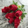 Flanela 9 Pequenos Botões de Flor de Ameixa Decoração de Casamento Decoração de Casa Buquê de Rosas Projeto Flor Artificial Macia Flor Artificial
