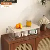 Portavasos de Acrílico de Escritorio Almacenamiento de Vasos de Agua Estante de Almacenamiento de Cocina Estante para Tazas de Mesa de Comedor Taza de Café Taza de Té de Múltiples Capas Estante para Juego de Té