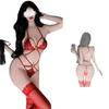 Nueva Lencería Sexy Apasionada Encaje Sujetador de Tres Puntos Pijama Ropa Interior Tentación Deseo Puro Sexy Sexy Traje de Cama