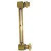 Indicador de nível de óleo tipo L, indicador de nível de líquido tubular de aço inoxidável de cabeça dupla, tipo B GB1162, resistente a altas temperaturas até 250 graus, indicador de óleo de tubo de cristal