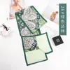 Bufanda Larga Personalizada de Fábrica Estampado Digital de Seda para Mujer Cinta para el Cabello Cinta Cinta con Logo Personalizado