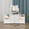 Tocador de Escritorio Caja de Almacenamiento para Cosméticos, Organizador de Productos para el Cuidado de la Piel y Joyería, Organizador de Maquillaje Multifuncional Tipo Cajón para el Hogar