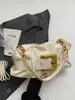 Bolso de Hombro Cruzado de Alto Valor con Pliegues para Mujer, Estilo Nuevo 2026, Dulce y de Gama Alta, Versátil