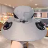 Chapéu de Sol Masculino Recarregável Chapéu de Aventura Chapéu de Pescador Pronto para Uso Alta Durabilidade Proteção Solar Silencioso Transfronteiriço