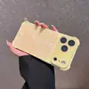 Adecuado para funda de teléfono móvil Apple 17Promax, Funda protectora de alta gama con patrón de concha chapada en oro para iPhone16 con protección anti-caída en las cuatro esquinas 15