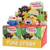 Caja Misteriosa de Juguetes Creativos para Niños Hoppofriends Time Story Dibujos Animados Lindos Decoraciones de Regalo Navideño